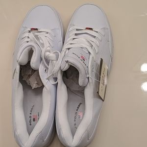 Brand new Men's U.S Polo Assn. White Sneakers